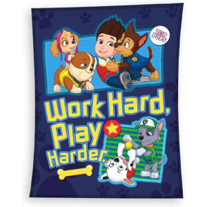 PAW Patrol fleeceplaid Top Pups - 100 x 140 cm - Polyester
