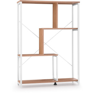 Staand rek / ruimteverdeler Kalag Eco wit/eiken hjh LIVING