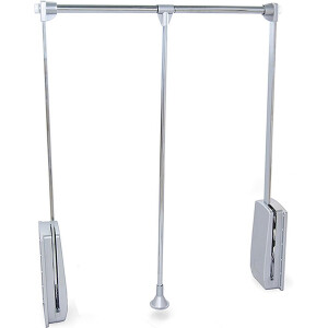 Emuca Closet Hang 600-830 Mm Opvouwbare Hanger Zilver