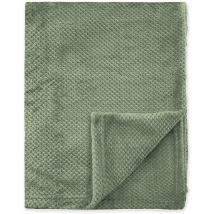 Byrklund Plaid Bubble Cuddle - 130x160 - 100% Polyester - Olijfgroen