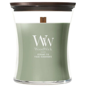 WoodWick Hourglass - Verdant Fig - Medium Geurkaars - 60 branduren