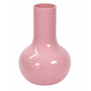 Vaas Seim | Small | Pink - Roze | Mondgeblazen glas | Ø25,5 x H37 cm