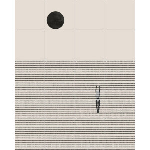 IXXI Nonconformistic Move, The Miuus Studio & Various - 80 x 100 cm - Gratis ophangtool - Grote wanddecoratie en posters - Strepen, Illustraties