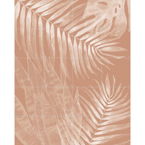 IXXI Mocha Leaves No. 1, Melloi Art & Various - 80 x 100 cm - Gratis ophangtool - Grote wanddecoratie en posters - Abstract, Naturalisme