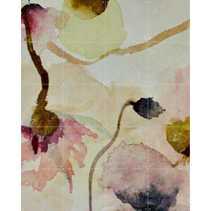 IXXI In The Eyes Of Alice, RAR Kramer - 80 x 100 cm - Gratis ophangtool - Grote wanddecoratie en posters - Kleurrijk, Schilderijen, Aquarel, Abstract
