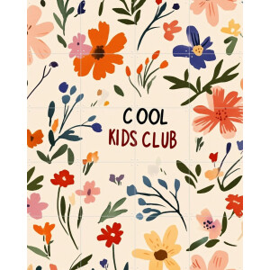 IXXI Cool Kids Club, Treechild & Various - 80 x 100 cm - Gratis ophangtool - Grote wanddecoratie en posters Kinderkamer, Babykamer