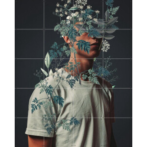 IXXI Waiting to Inhale, Frank Moth - 80 x 100 cm - Gratis ophangtool - Grote wanddecoratie en posters - Klassiek, Digitale Kunst, Fotografie