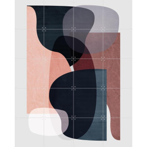 IXXI Graphic 193, Mareike Böhmer - 80 x 100 cm - Gratis ophangtool - Grote wanddecoratie en posters - Grafisch Ontwerp, Abstract, Minimalisme