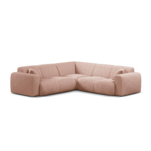 Symmetrische hoekbank Molino bouclé | Micadoni Home
