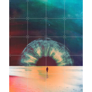 IXXI I am dawn, Fran Rodriguez - 80 x 100 cm - Gratis ophangtool - Grote wanddecoratie en posters - Surrealisme, Digitale Kunst, Slaapkamer