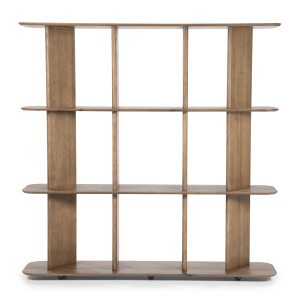 Eleonora Wandkast 'Ty' Eiken, 180 x 180cm, kleur Bruin