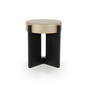 Eleonora Ronde Bijzettafel 'Juliet' 40cm, kleur Beige