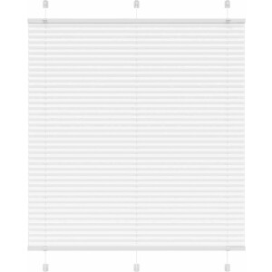 vidaXL - Plissé - rolgordijn - 115x100cm - stofbreedte - 114,4cm - polyester - wit