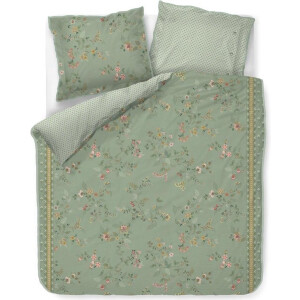 Pip Studio Dekbedovertrek Kili Flower Green 1 persoons