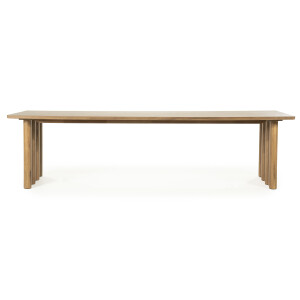 Eleonora Eettafel 'Jake' Eiken, 300 x 100cm, kleur Bruin