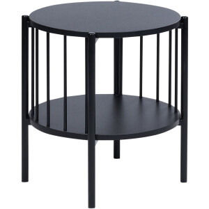 BELIANI OREANA - Bijzettafel - Zwart - MDF