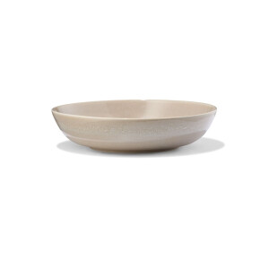 HEMA HEMA Diepbord ⌀22cm Puur Reactief Glazuur Beige (beige)