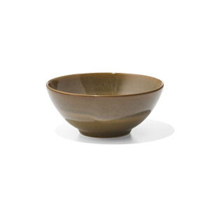 HEMA HEMA Kom Ø12cm Monaco Aardewerk Donkerbruin (donkerbruin)