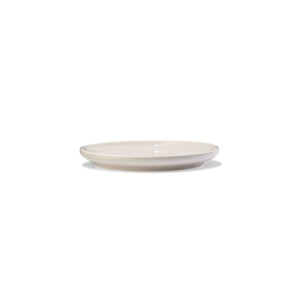 HEMA HEMA Gebaksbord ⌀16.5cm Knap New Bone Grijs (grijs)