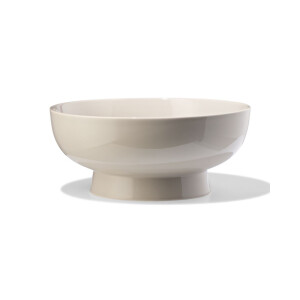 HEMA HEMA Saladeschaal ⌀26x11cm Knap New Bone Grijs (grijs)