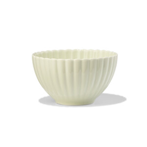 HEMA HEMA Schaaltje ⌀12cm Aardewerk Bloem Groen (groen)