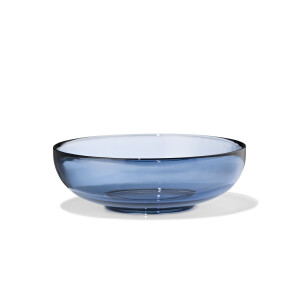 HEMA HEMA Kom Ø14.5cm Glas Blauw (blauw)