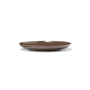 HEMA HEMA Ontbijtbord ⌀21cm Puur Reactief Glazuur Donkerbruin (donkerbruin)