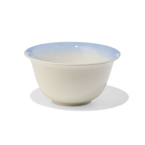 HEMA HEMA Saladeschaal ⌀19.5cm Aardewerk Kleurverloop (blauw)