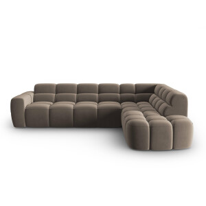 5-zits hoekbank Lisa rechts velvet | Micadoni