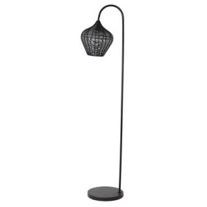 Light & Living - Vloerlamp ALVARO - 35x30x160 - Zwart