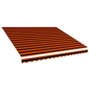 vidaXL Luifel Oranje en bruin 400 x 300 cm