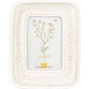 Clayre & Eef Fotolijst 10x15 cm Beige Kunststof Glas Fotokader