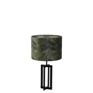 Light & Living Tafellamp Mace|Amazone - Zwart|Groen - Ã30x56cm