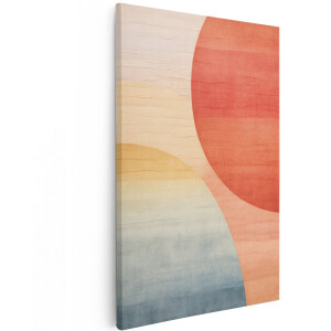 Artaza Canvas Schilderij Abstract - 120x180 cm - Groot - Wanddecoratie Modern - Muurdecoratie Boho - Decoratie Woonkamer - Schilderijen Op Canvas