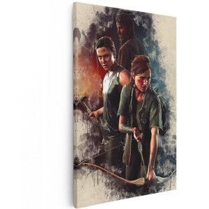 Artaza Canvas Schilderij Game The Last of Us - 100x150 cm - Groot - Muurdecoratie - Canvas Print