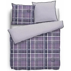 Cottonfield Odense Dekbedovertrek - Tweepersoons - 200x200/220 cm - Purple