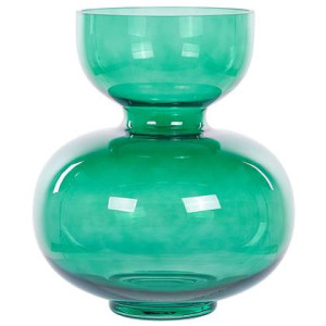 Beliani - PALAIA - Decoratieve vaas - Groen - Glas