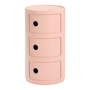 Kartell Componibili BIO Kast - 3 Modules - Roze