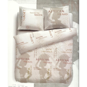 DEKBEDOVERTREK Nafisa Heckett & Lane - Katoen - Lits Jumeaux - naturel