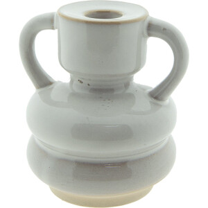 Clayre & Eef Kandelaar 9 cm Beige Porselein