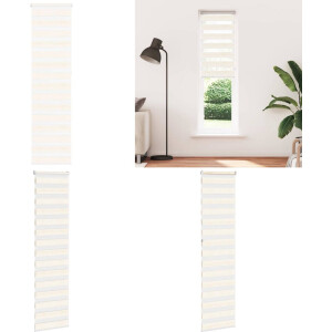 vidaXL Zebra rolgordijn 60x230 cm stofbreedte marmerbeige 55,9 cm - Zebra Jaloezie - Zebra Jaloezieën - Zebra Rolgordijn - Dubbel Rolgordijn