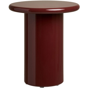 House Nordic Bijzettafel Otago - Rond Bordeaux - Ø45x50cm