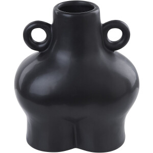 BELIANI NAFPLIO - Bloemenvaas - Zwart - Dolomiet