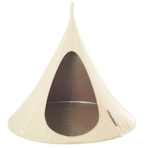 Cacoon Single Hangstoel - Natural White