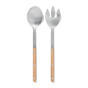 HEMA HEMA Slacouvert 29x6cm Rvs Hout 2-delig (hout)