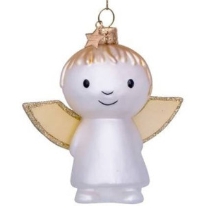 Vondels Ornament glass Nijntje|Miffy angel H11cm w|box