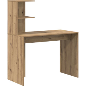 vidaXL - Bureau - Artisan - Eiken - 133.5 - x - 50 - x - 124 - cm - 2 - st