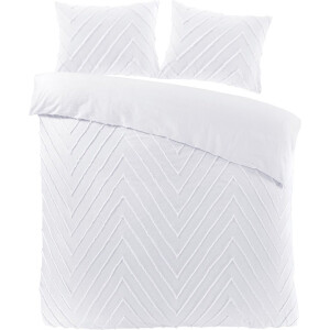 Papillon Valencia Dekbedovertrek - Tweepersoons - 200x200/220 cm - Wit