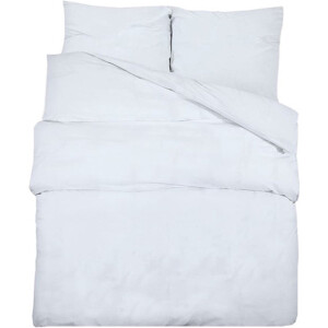 vidaXL - Dekbedovertrekset - 240x220 - cm - katoen - wit
