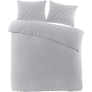 Papillon Valencia Dekbedovertrek - Lits-jumeaux - 240x200/220 cm - Grijs